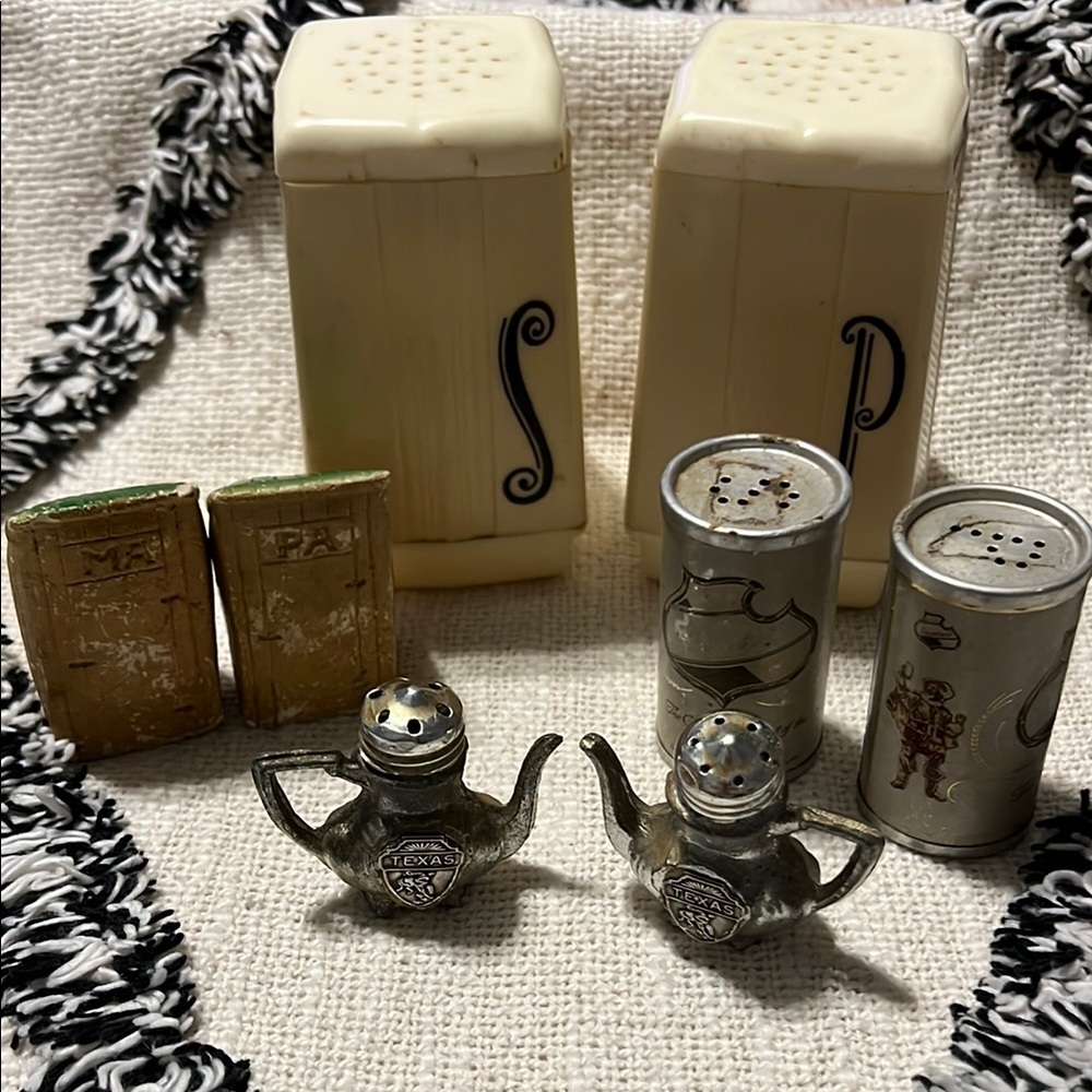 Vintage Salt and Pepper Shaker Sets